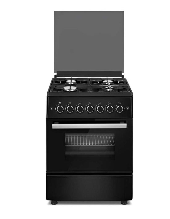 Ferre 60 60 Free Standing Full Gas Stove Matt Black F6B40G2.MB