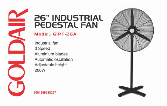 Goldair 26-inch High Power Floor Standing Fan GIPF-26A