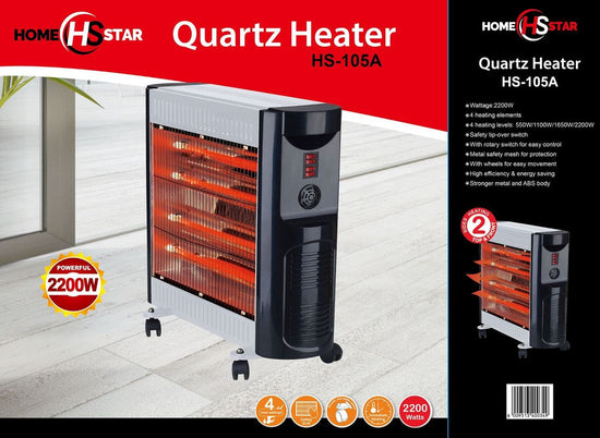 Homestar Quartz 4 Bar Heater HS105A