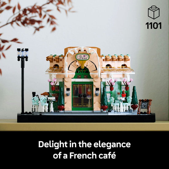 Lego Icons French Café Paris Bookshelf Decor 10362