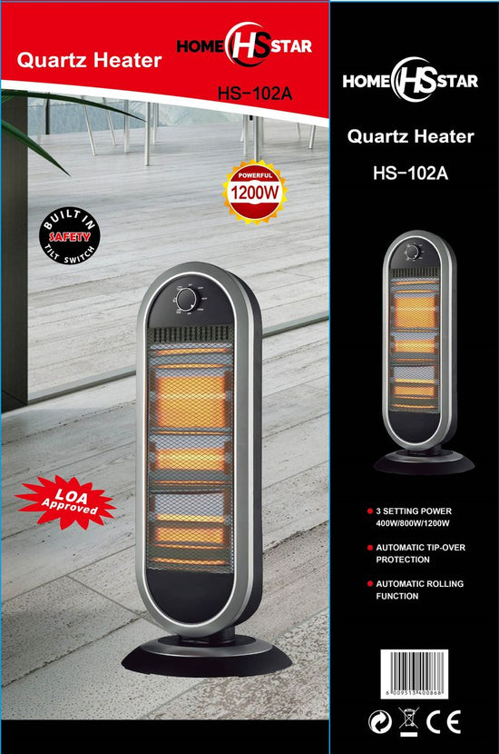 Homestar 3 Bar Quartz Heater HS102