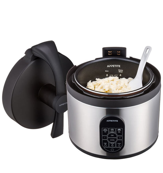 APPETITE Automatic Pap Maker Deluxe Multi Cooker Mercury Silver