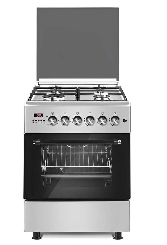 Ferre 60 60 Premium Gas/Electric Freestanding Stove-Stainless Steel F6T40E3.PI