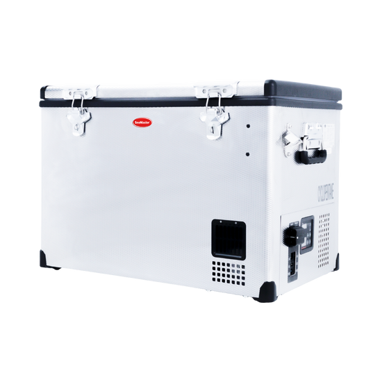 SnoMaster Stainless Steel 60L Single Compartment Portable Fridge/Freezer AC/DC - SMDZ-CL60