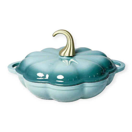 Cast Iron 26cm Pumpkin Saucepan Sea Salt CH1447