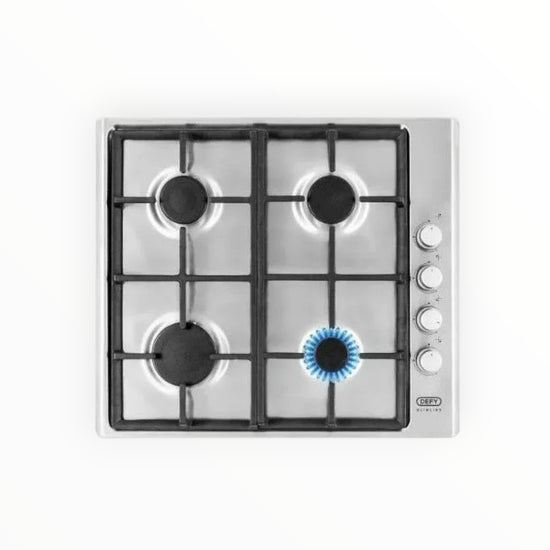 Defy Slimline Gas Hob Side Control Stainless Steel - DHG133