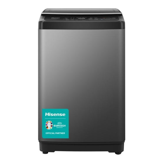 Hisense 14KG Stainless Steel Titanium Top Loader Washing Machine WTJA1402T