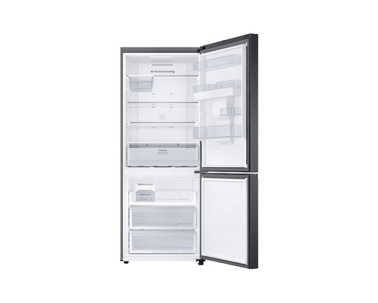 Samsung 459l Black Bottom Freezer With Water Dispenser And All Round Cooling Combi Fridge - RB50DG632EB1