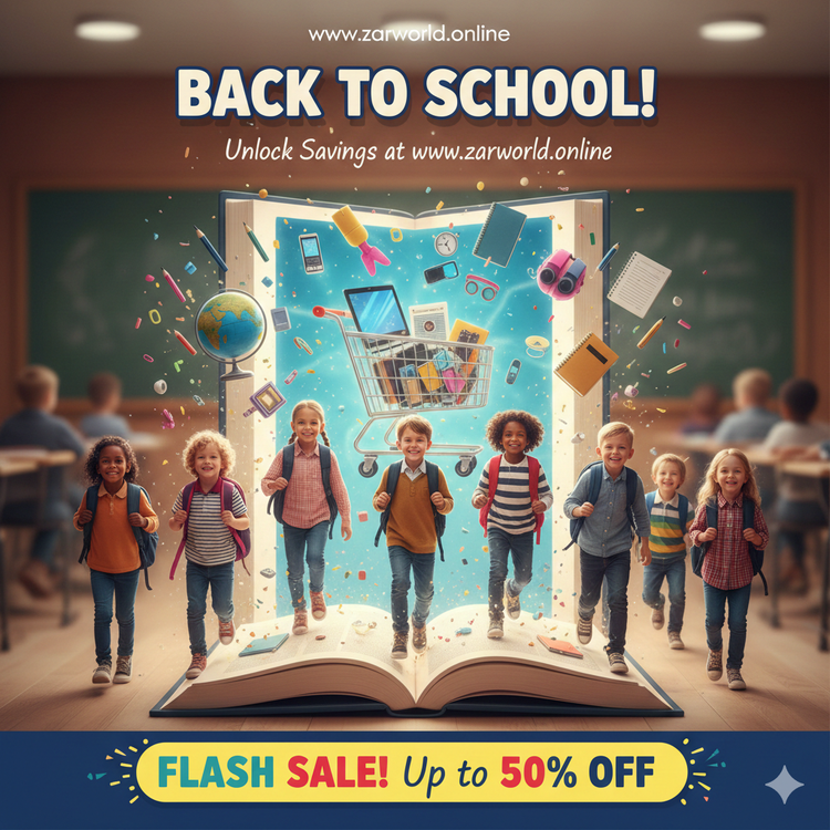 Back to School Essentials | Unlock Savings at Zarworld.online