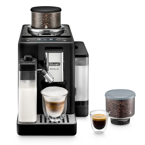 Delonghi Rivelia Bean to Cup Coffee Machine Onyx Black EXAM440.55.B