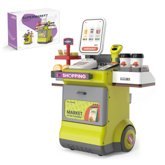Cogo - Pretend and Play Grocery Store - Cash Register and Accessories