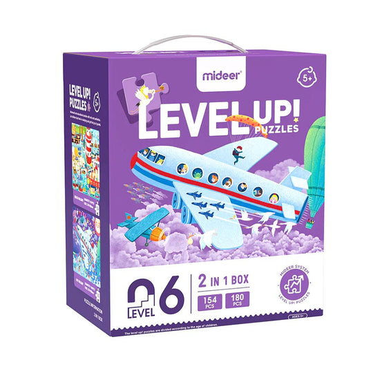 Mideer - Level Up Puzzles - 2-in-1 - Level 6 A Long Holiday