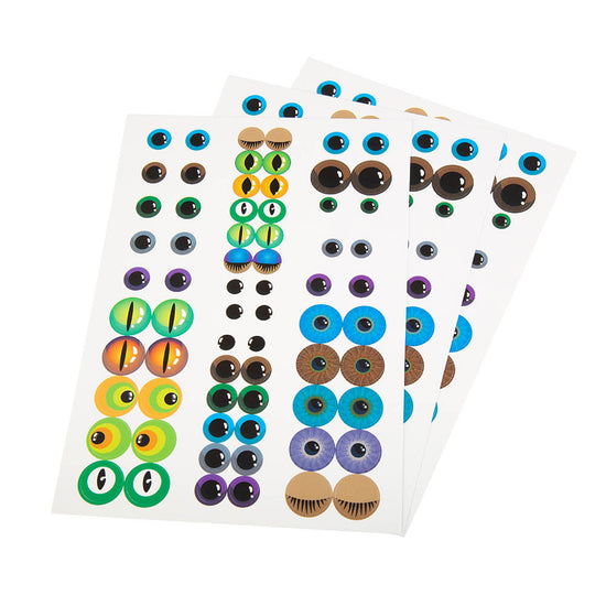 Anthony Peters - Stickers - Card Eyes - Coloured - 204pcs