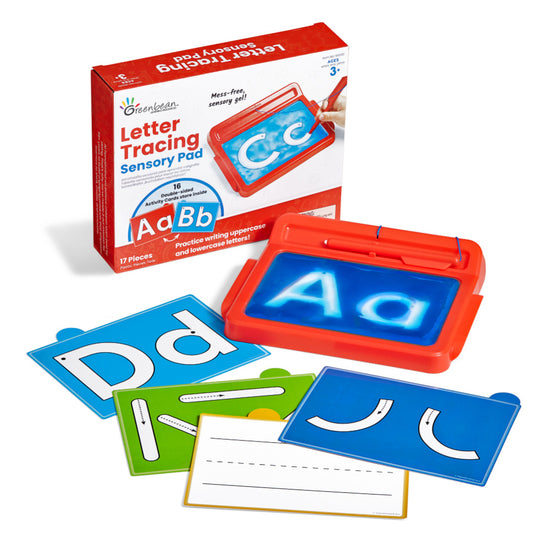 Greenbean - Letter Tracing Sensory Pad - 17 Pieces