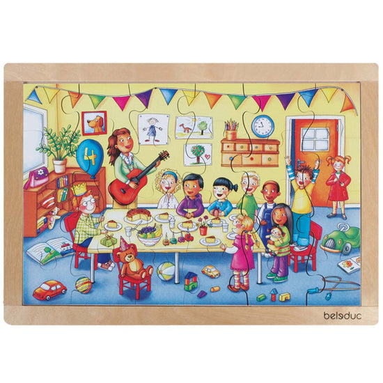 Beleduc - Frame Puzzle - Birthday - 24pcs