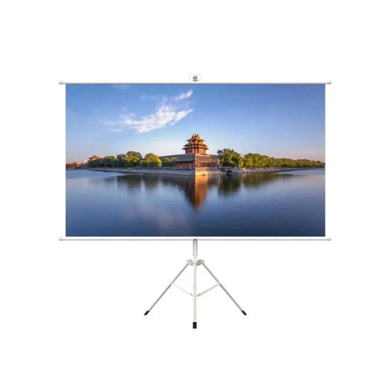Feelive 100-Inch Portable Projector Screen with Tripod Stand (16:9) Indoor & Outdoor Use 100TS169