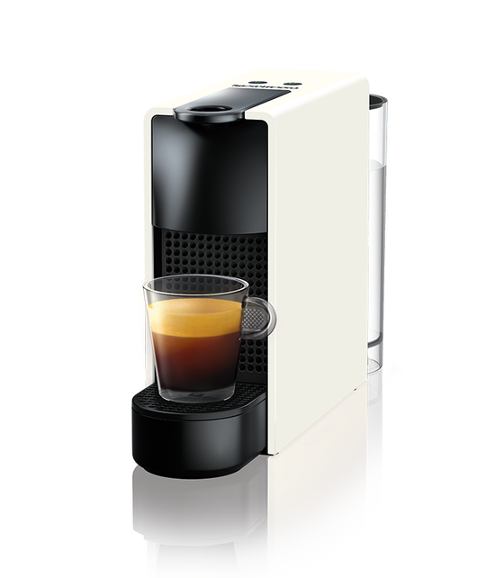 Nespresso Essenza Mini Coffee Machine with Aeroccino Milk Frother Bundle - White - 90009455