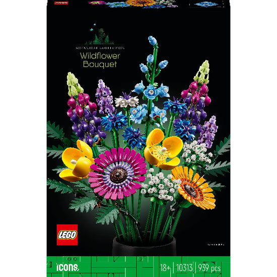 Lego Icons Wildflower Bouquet Building Blocks Toy Set 10313