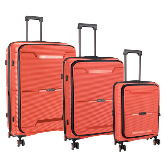 Cellini Ipak 3pc Luggage Set 112SET4