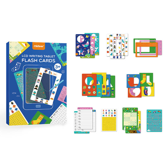 Mideer - LCD Writing Tablet Flash Cards - 25pcs