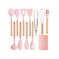 Kitchen Life Kitchen Life 12 Piece Silicone Utensil Set Pink