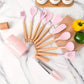 Kitchen Life Kitchen Life 12 Piece Silicone Utensil Set Pink