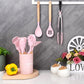 Kitchen Life Kitchen Life 12 Piece Silicone Utensil Set Pink