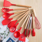 Kitchen Life Kitchen Life 12 Piece Silicone Utensil Set Red
