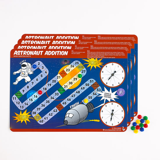 EDX Education - Astronaut Addition - Addition Game