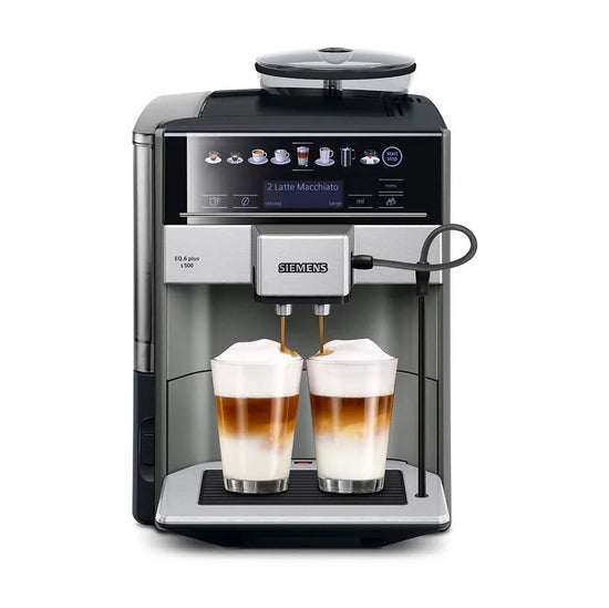 Siemens Fully Automatic Coffee Machine EQ6 Plus S500 TE655203RW