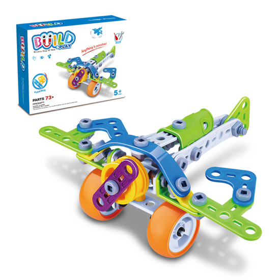 Cogo - Build and Play - Vehicle Construction Set - 75 Pieces