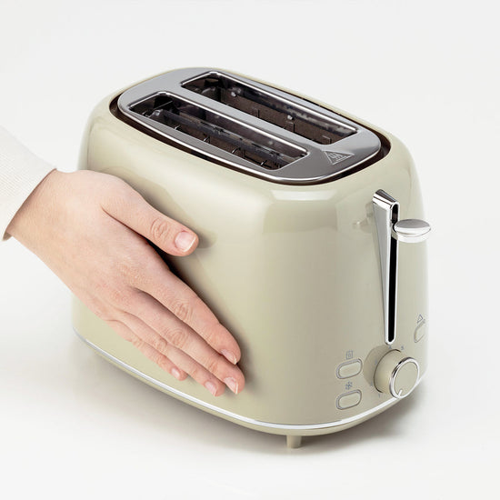 Kenwood Eterna Plastic 2 Slice Toaster Glossy Beige TCP31.000BG