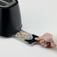 Kenwood Elementa Stainless Steel 2 Slice Toaster Matt Black TCM37.000BK