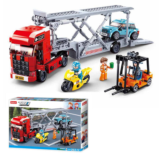 Sluban - Town - Car Transporter - 542pcs