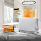 Riva Stainless Steel 2-Slice Toaster Matt White RVWT002