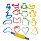 Greenbean - Large Cookie Cutter & Rolling Pin Set - 17pcs