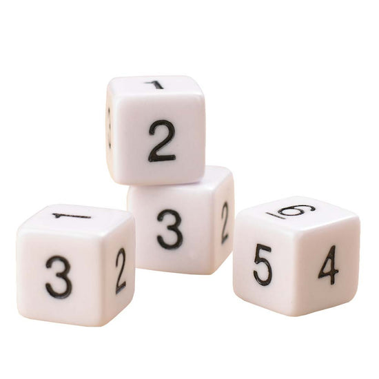EDX Education - Dice - Plastic Number - 16mm - 12pcs Polybag