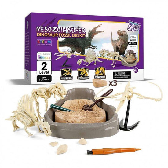 TopBright - Dinosaur Fossil Dig Kit - Mesozoic