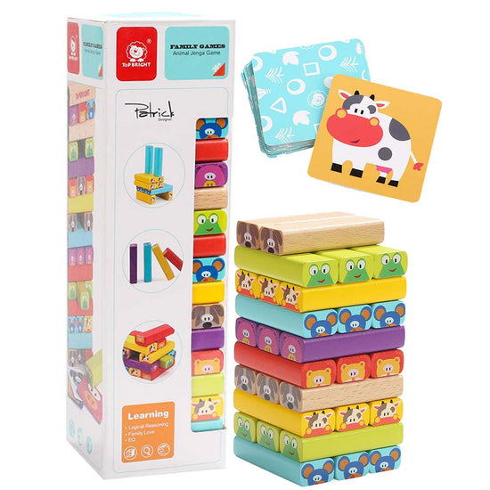 TopBright - Animal Jenga Game
