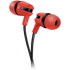 CANYON headphones SEP-4 Mic Flat 1.2m Red