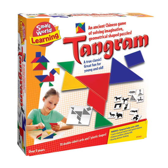 Small World Toys - Tangram - Puzzle Solving Game - 77pcs