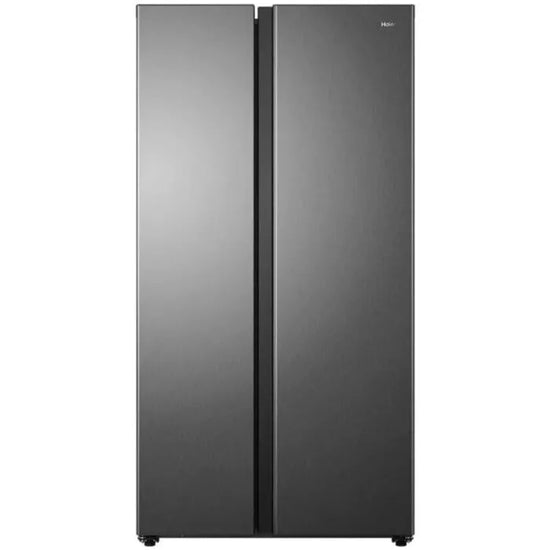 Haier 514l Black Side By Side Fridge HRF-668VNFMBL