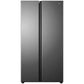 Haier 514l Black Side By Side Fridge HRF-668VNFMBL