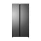 Haier 514l Black Side By Side Fridge HRF-668VNFMBL