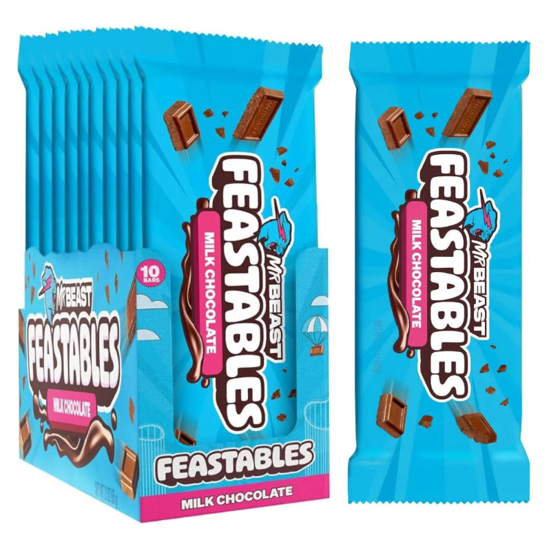 Mr. Beast Feastables Milk Crunch Chocolate Bar 60g