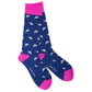 Swole Panda Shark Bamboo Socks 3 Pairs 4-7