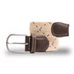 Swole Panda Woven Belt - Cream & Blue Dot Medium