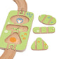 Classic World - Pretend & Play - Wooden Train Set - Forest 40 Piece