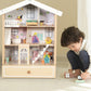 Classic World - Pretend & Play - Happy Villa Dollhouse with Furniture