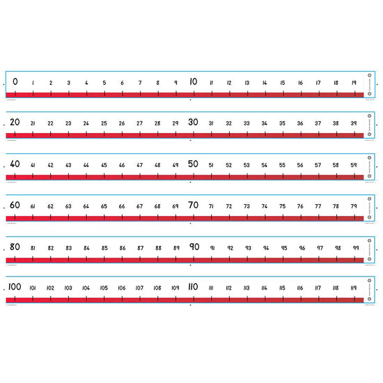 Greenbean Mathematics - Number Line 1 - 500